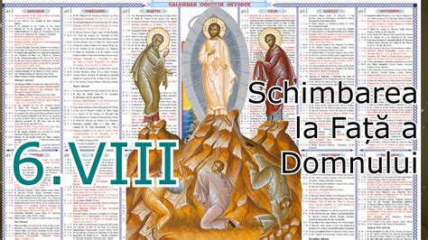 Schimbarea La Fa A Domnului August Youtube