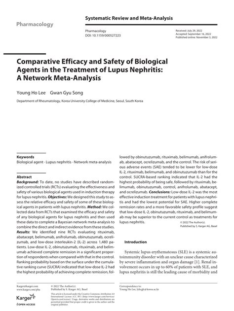 PDF Comparative Efficacy And Safety Of Biological Agents In The