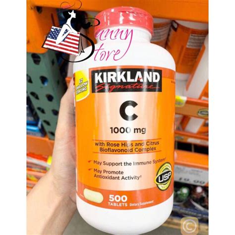 Vi N B Sung Vitamin C Kirkland Signature Mg Vi N Shopee