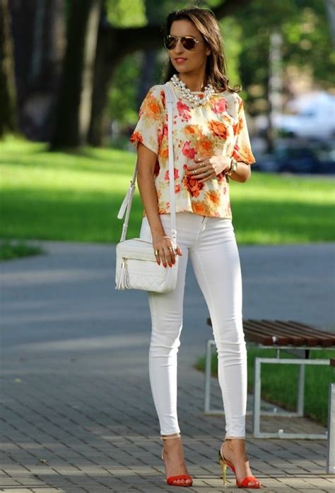 5 Ways To Wear White Jeans This Spring Celebrities In Designer Jeans