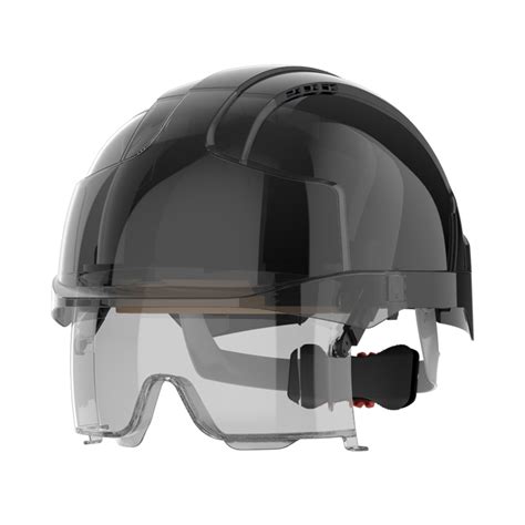 JSP EVO VISTAlens Safety Helmet With Integrated Eyewear Vented