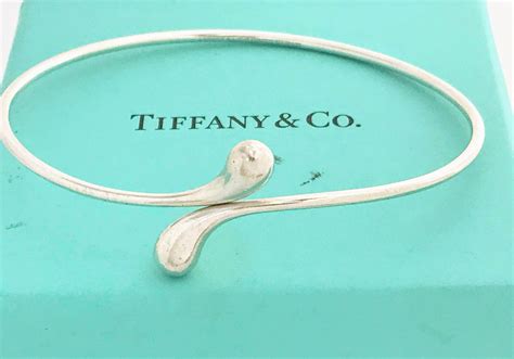 Authentic Tiffany Co Elsa Peretti Teardrop Sterling Silver Etsy