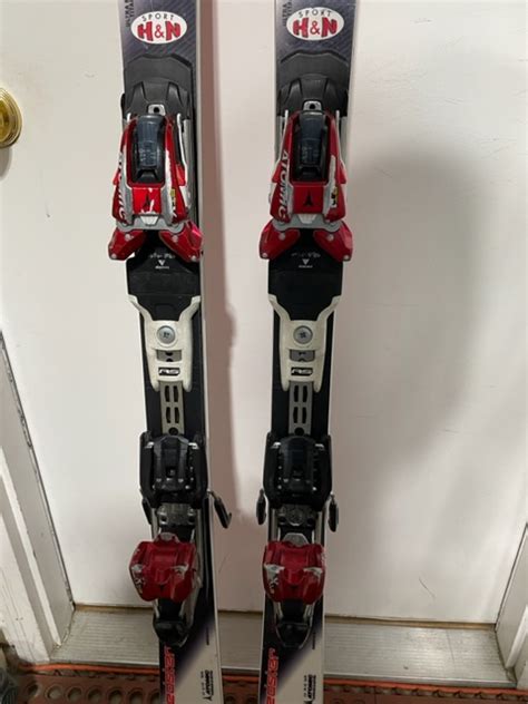 Used Atomic Cm Racing Race Sl Skis With Bindings Max Din