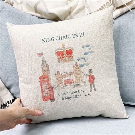 Coronation Cushion Keepsake The Kings Coronation 2023 Commemorative