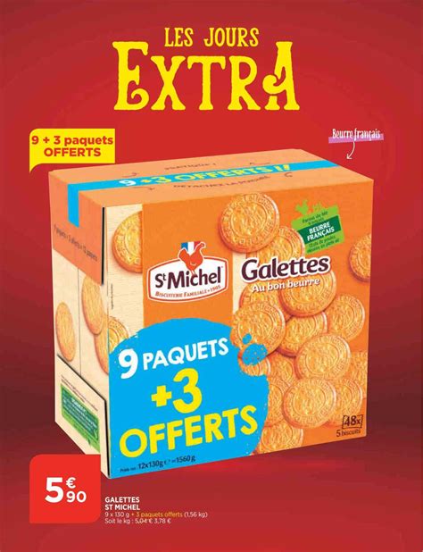 Promo Galettes St Michel Chez Atac