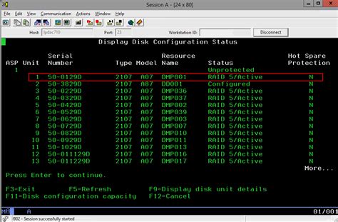 How To Determine Load Source Disk Size On IBM I