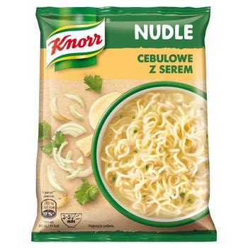 Knorr Nudle Cebulowe Z Serem Zupa Danie G Zakupy Online Z Dostaw