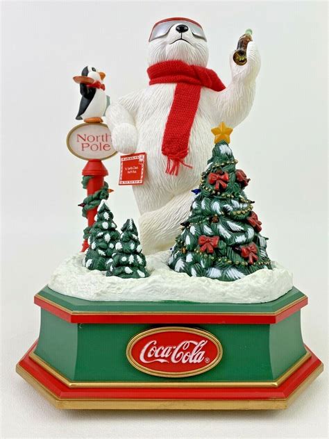 Coca-Cola Animated Coke Polar Bear Always Cool Musical Moving Christmas ...