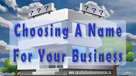 Choosing a Name for Your Canadian Corporation, Partnership or Sole ...