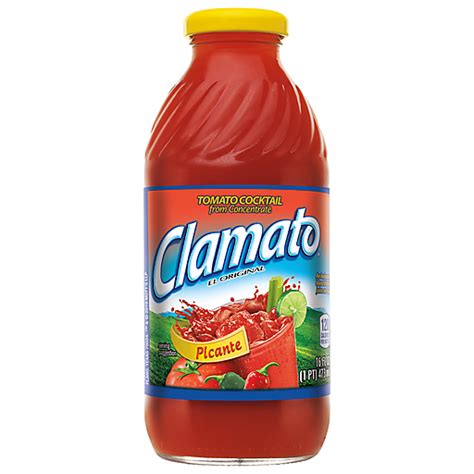 Clamato Picante Tomato Cocktail Fl Oz Bottle Northgate Market