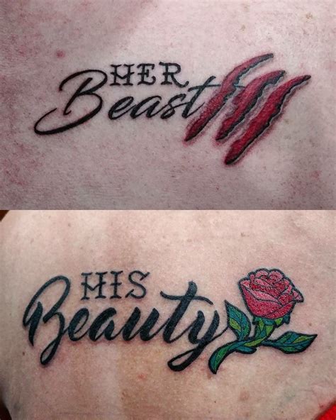 Top 10 disney tattoos couples ideas and inspiration