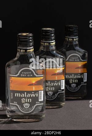 Bottle of Malawi Gin Stock Photo - Alamy