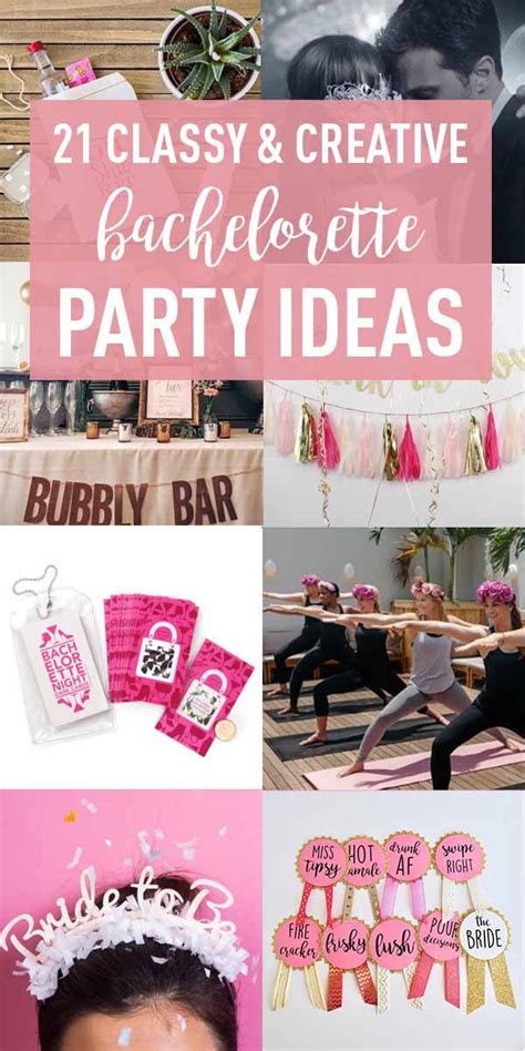 21 Creative Bachelorette Party Ideas The Bride To Be Will Love Stag And Hen