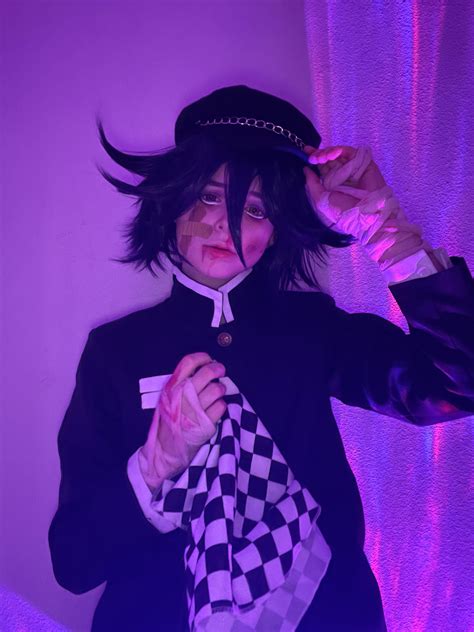 My pregame Kokichi cosplay : r/danganronpa