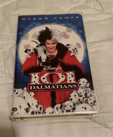 101 DALMATIANS VHS 1997 Clam Shell Walt Disney Live Action 7 64