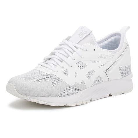 Asics Leather Womens White Gel Lyte V Ns Trainers Lyst