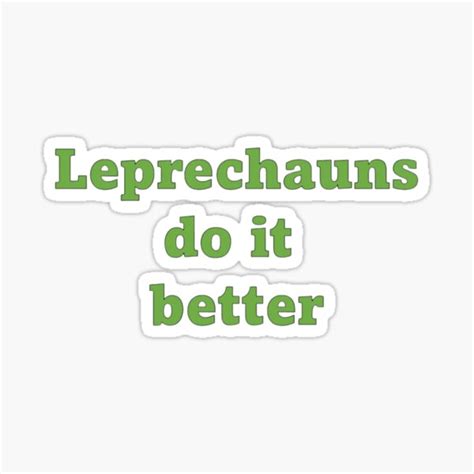 Leprechauns Sticker For Sale By Mygrandpa Redbubble