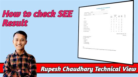 How To Check SEE Result 2080 2081 With Mark Sheet How To Check See