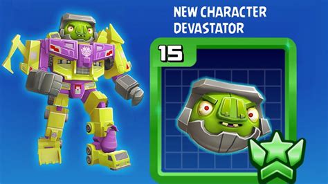 NEW CHARACTER DEVASTATOR – Angry Birds Transformers Gameplay (Android ...