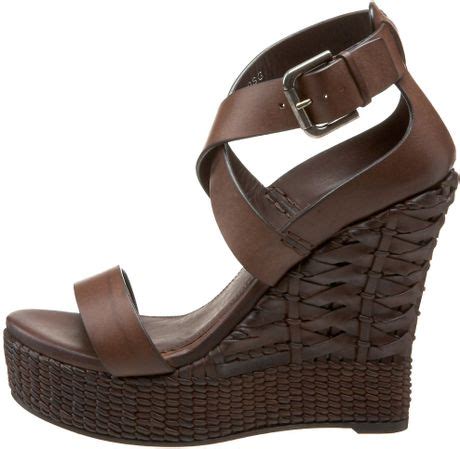 Ralph Lauren Collection Womens Finna Strappy Woven Wedge Sandal In