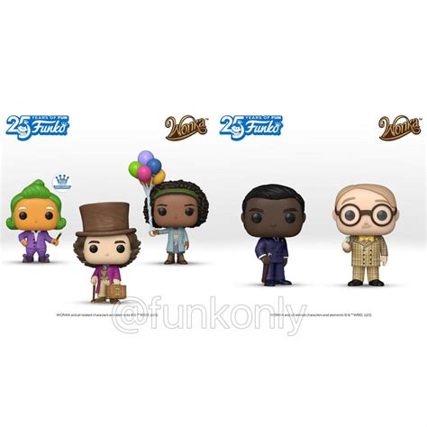 PO Wonka Pop Vinyl Figures Willy Wonka 1476 Noodle 1477