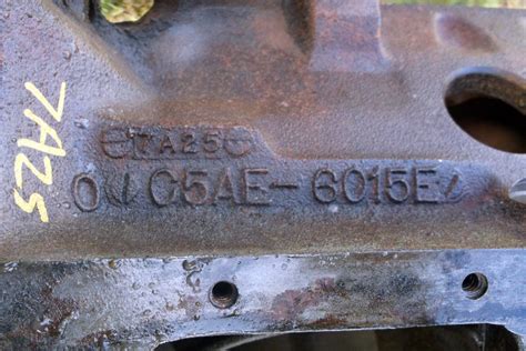 Ford Engine Serial Number Location 4cyl Nasvevehicle