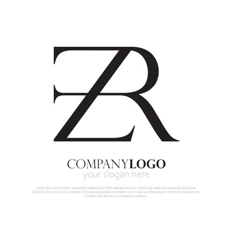 Logotipos De Monogramas Fzr Elegantes Vector Premium