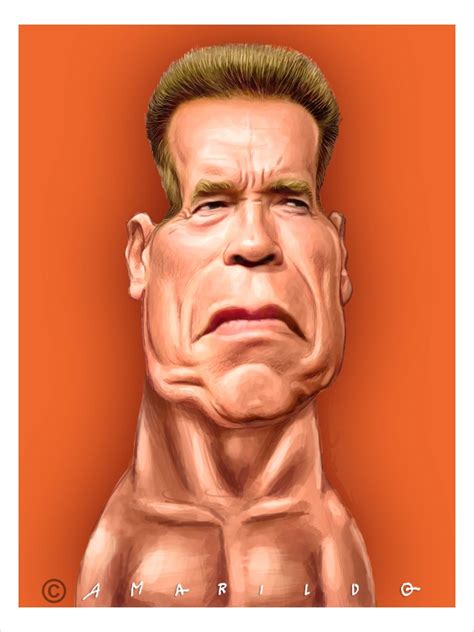 Arnold Schwarzenegger Caricatura Caricaturas De Celebridades