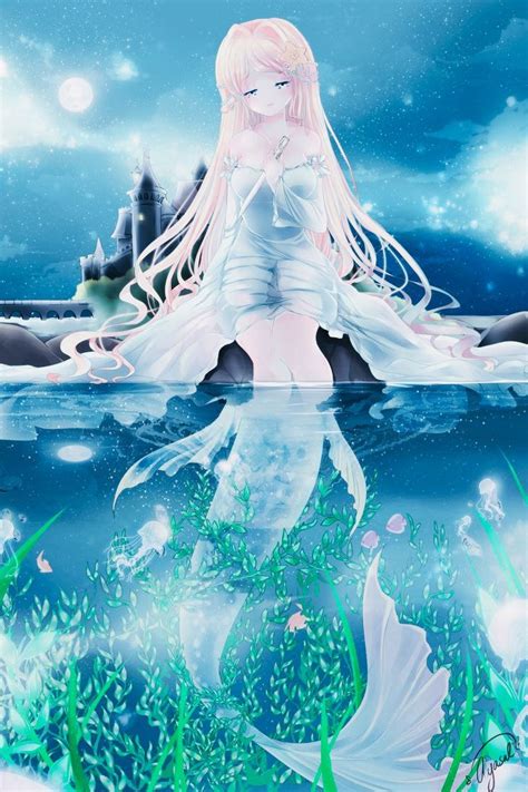 Beautiful Anime Mermaid Art