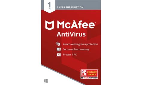 McAfee AntiVirus Plus 2021 1device 1year