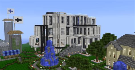 My friend makes really cool houses on the server we play on! : r/Minecraft