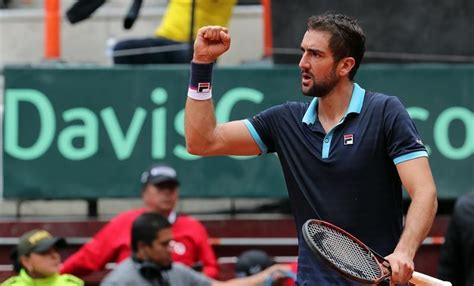 Cilic vence a colombiano González y da el primer punto a Croacia en la