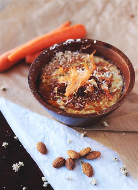 Carrot Cake Oatmeal Vegan And Healthy Breakfast Recipe Her Flickr