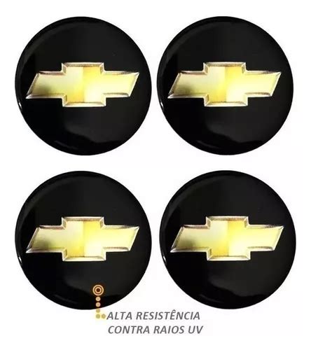 Emblema Gm Chevrolet Adesivo Calota Roda Resinado 48mm 4pçs MercadoLivre