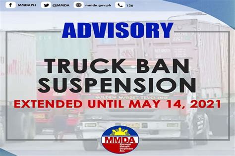 No Truck Ban In Metro Manila Until May 14 Truck And Bus News