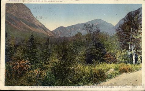 Eagle Cliff And Mt Lafayette Franconia Notch Nh