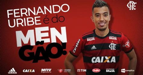 Flamengo Anuncia De Forma Oficial A Contratação Do Colombiano Fernando Uribe Flamengo O Dia