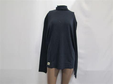 Tracksmith Womens Size Large Fells Turtleneck Top Blueberry Ebay