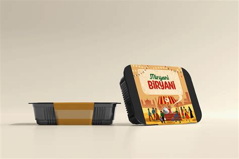 Miryani Biryani Packaging Design On Behance