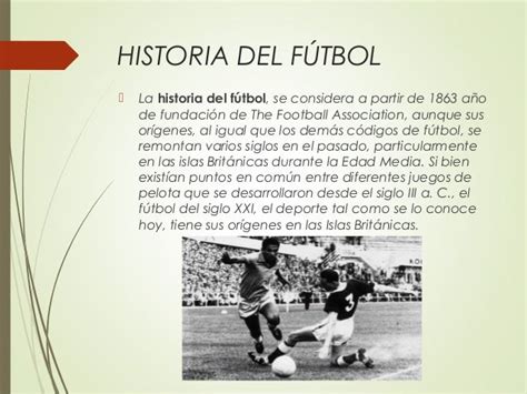 Historia Del Fútbol