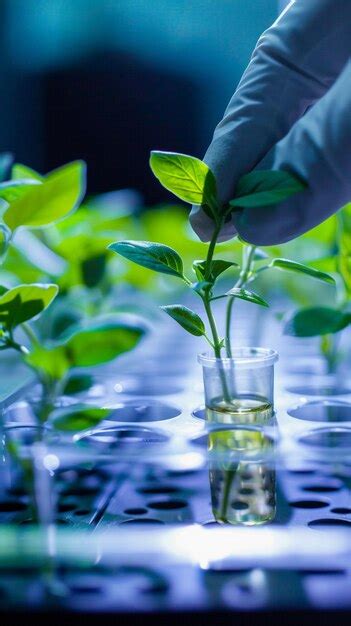 Premium Photo | Plant Biotechnology biological technology