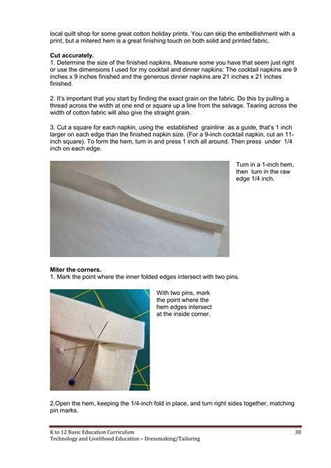Tailoring And Cutting Learning 4