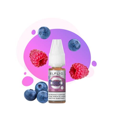 Blueberry Sour Raspberry Nic Salt Ml Elfliq By Elf Bar