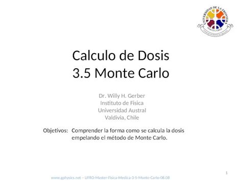 Ppt Objetivos Comprender La Forma Como Se Calcula La Dosis Empelando