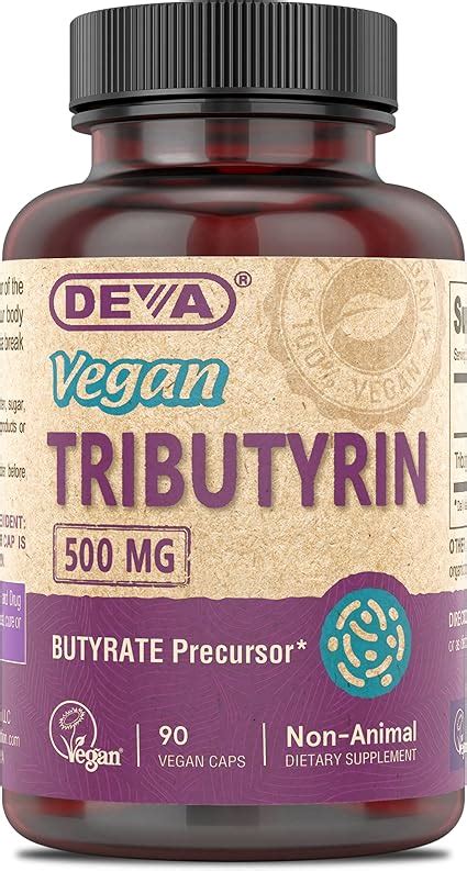 Amazon DEVA Vegan Tributyrin Supplement Butyrate Precursor Gut