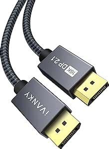 IVANKY 16K Cavo DisplayPort 2 1 3M Cavo DisplayPort 4K 240Hz 165Hz