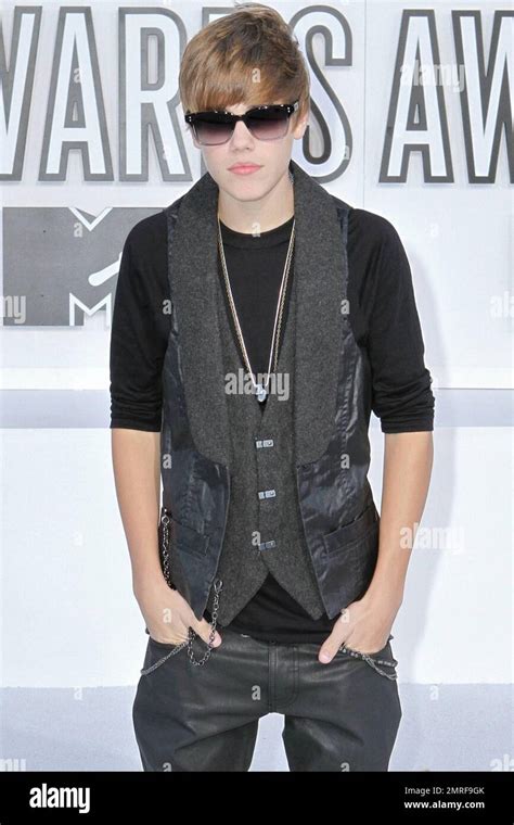 Justin Bieber Plays It Cool As He Arrives At The 2010 MTV Video Music