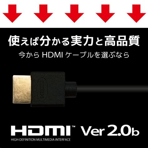 【楽天市場】hdmiケーブル 10m【当日発送】100m 1000cm Ver20b規格 4k 8k 3d テレビ対応 スリム 細線