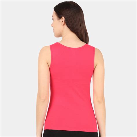 Jockey A113 Womens Super Combed Cotton Rib Slim Fit Solid Tank Top