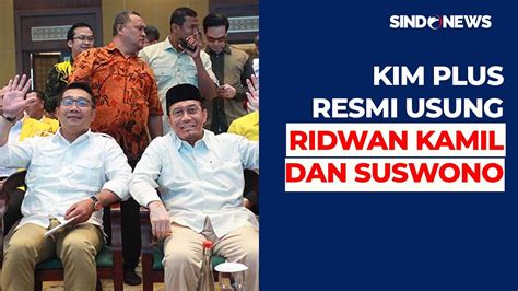 Kim Plus Resmi Usung Ridwan Kamil Suswono Di Pilgub Jakarta Sindo